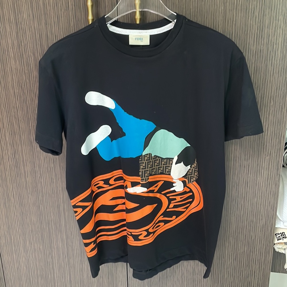 FENDI Kids Printed T-shirt - Picture 3 of 12